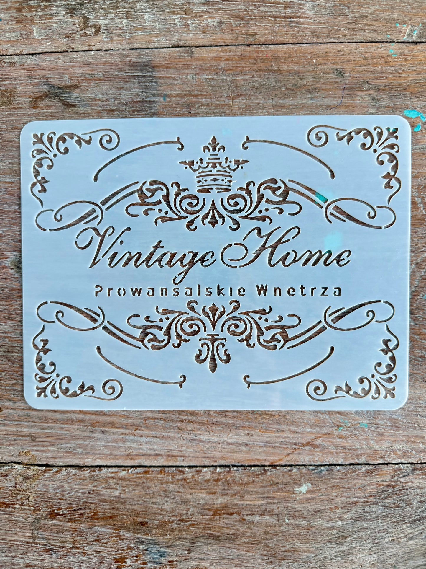 Stencil-Vintage Home