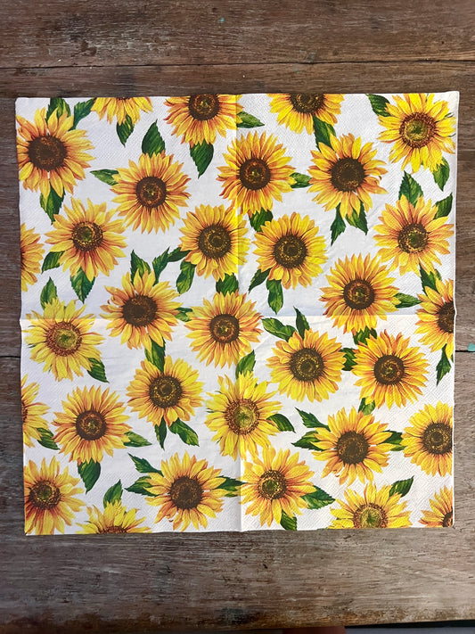 Napkin Tissue-Sunflower Burst