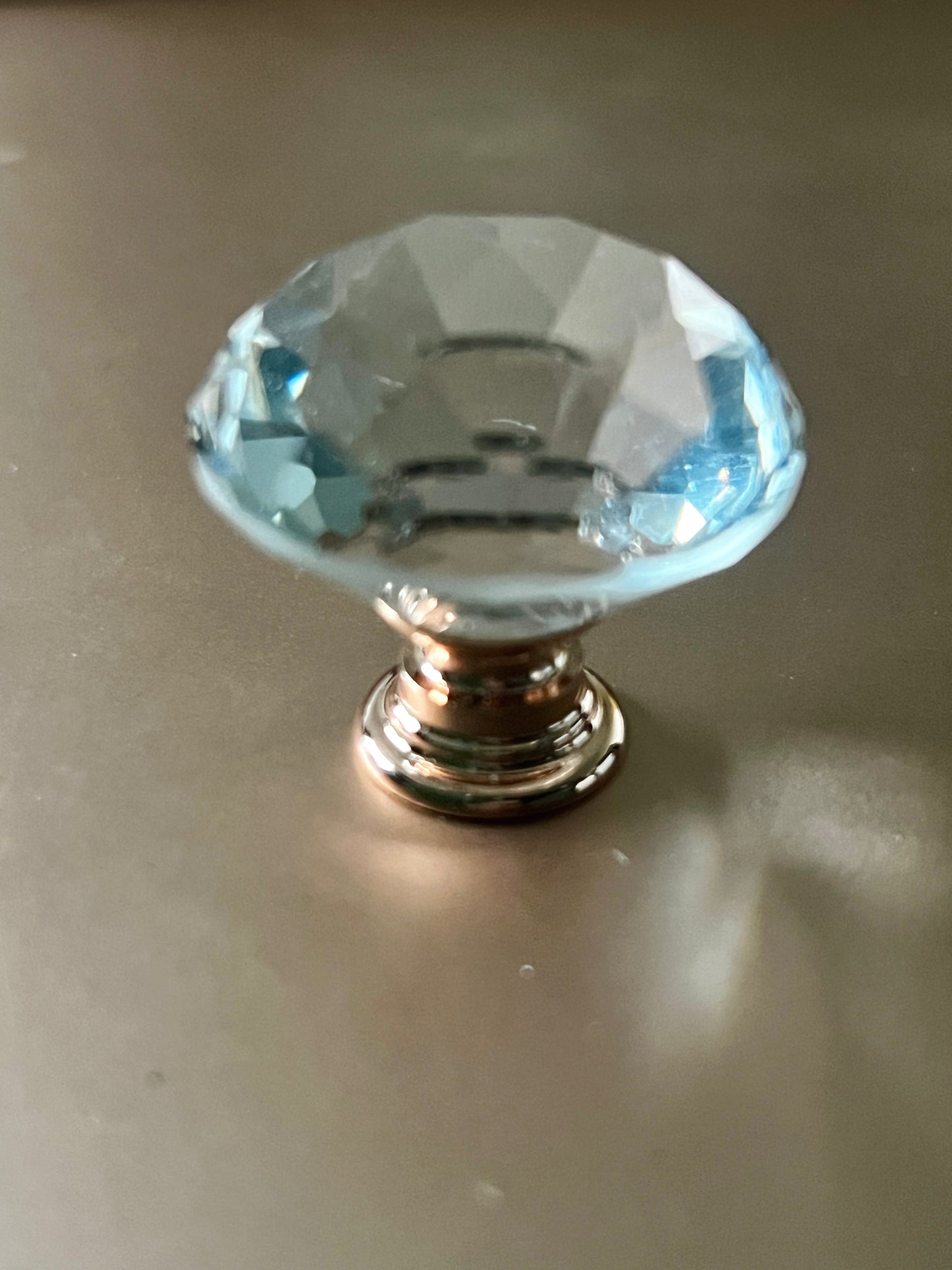 Crystal look Glass Knobs