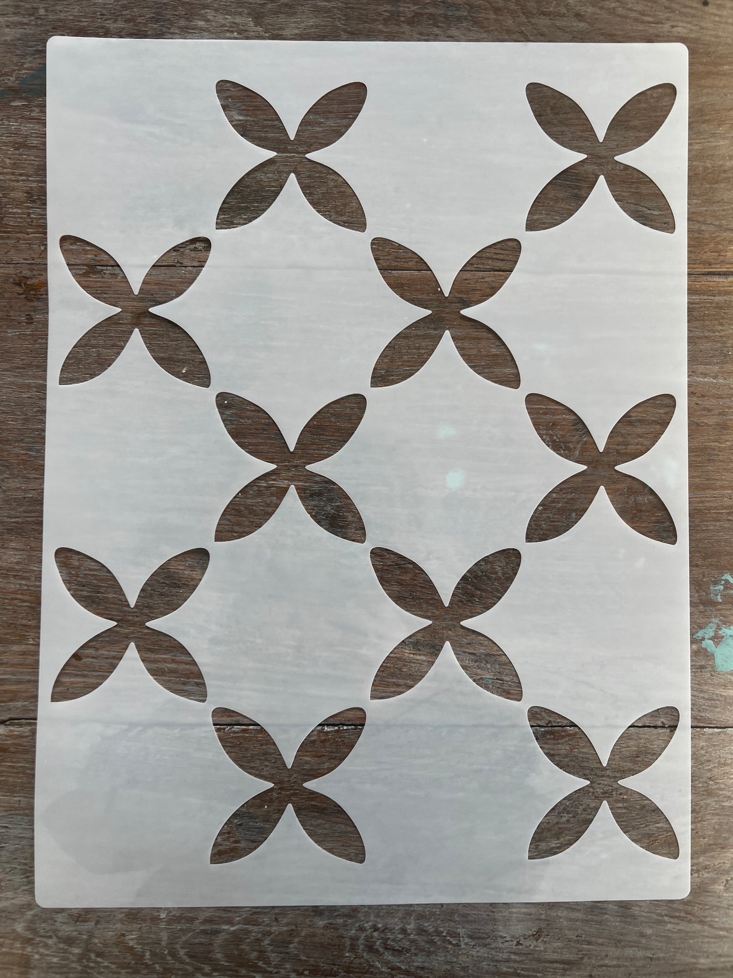 Stencil-Floral Lattice-Large