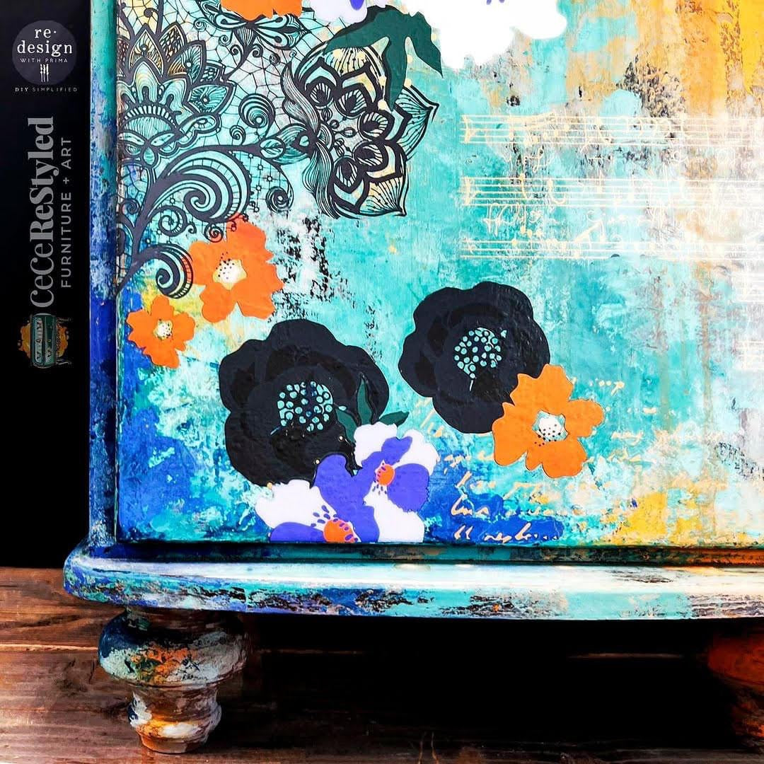 SALE Furniture Transfer" Cece Fleur Noir."