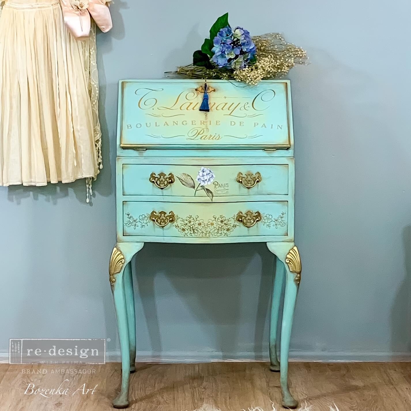 Redesign Decor Transfer-Somewhere in France-gold