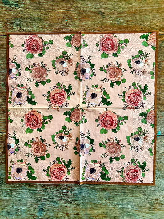 Napkin Tissue-Peach Dreams