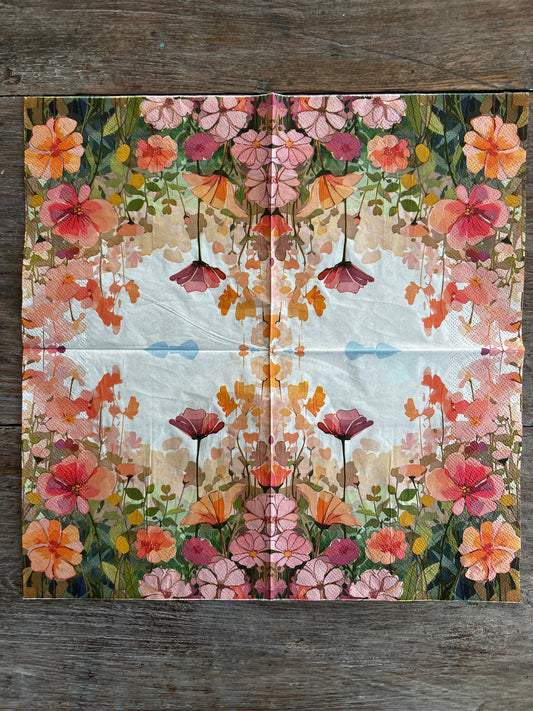Napkin Tissue-Peach water blossoms