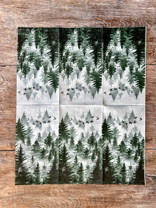 Napkin Tissue-Serene Landscape