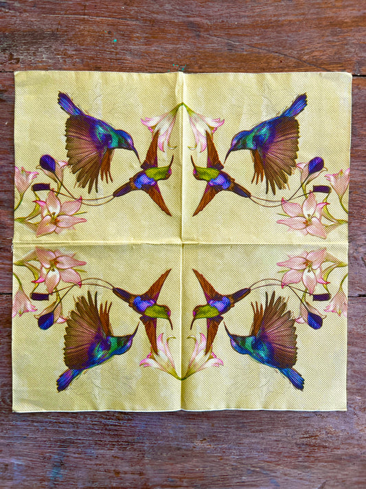 Napkin Tissue-Hummingbirds