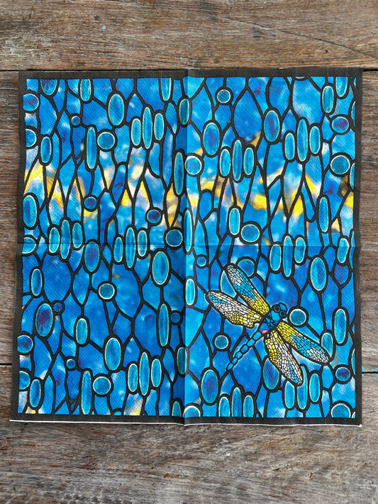 Napkin Tissue-Brilliant Dragonfly