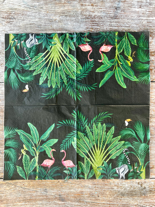 Napkin Tissue-Flamingo Tropics