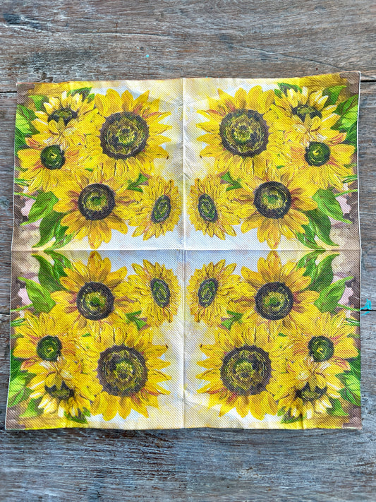 Napkin Tissue-Sunflower Bunch