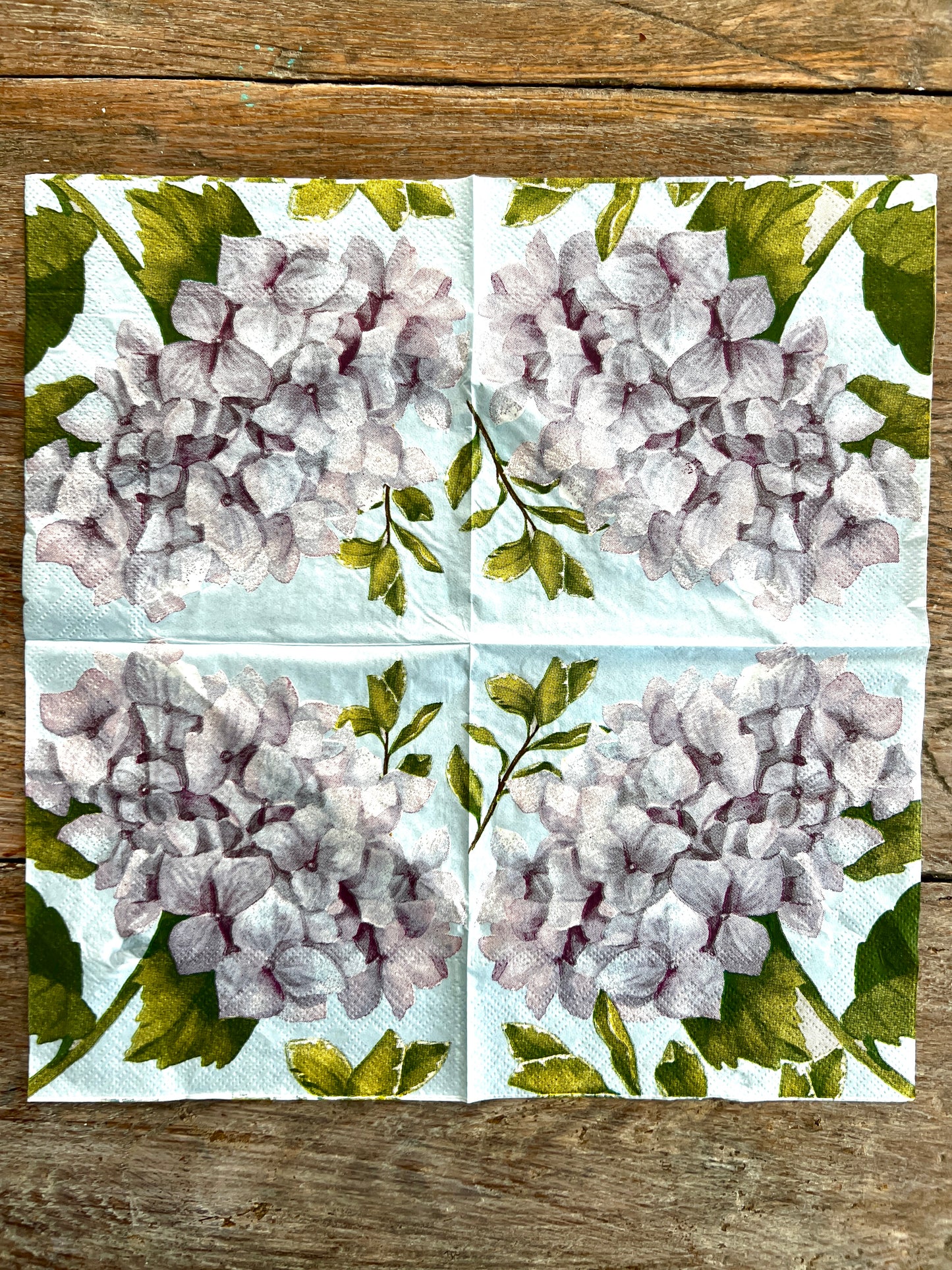 Napkin Tissue-Hydrangea Blue