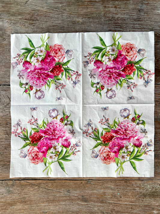 Napkin Tissue -Floral bouquet