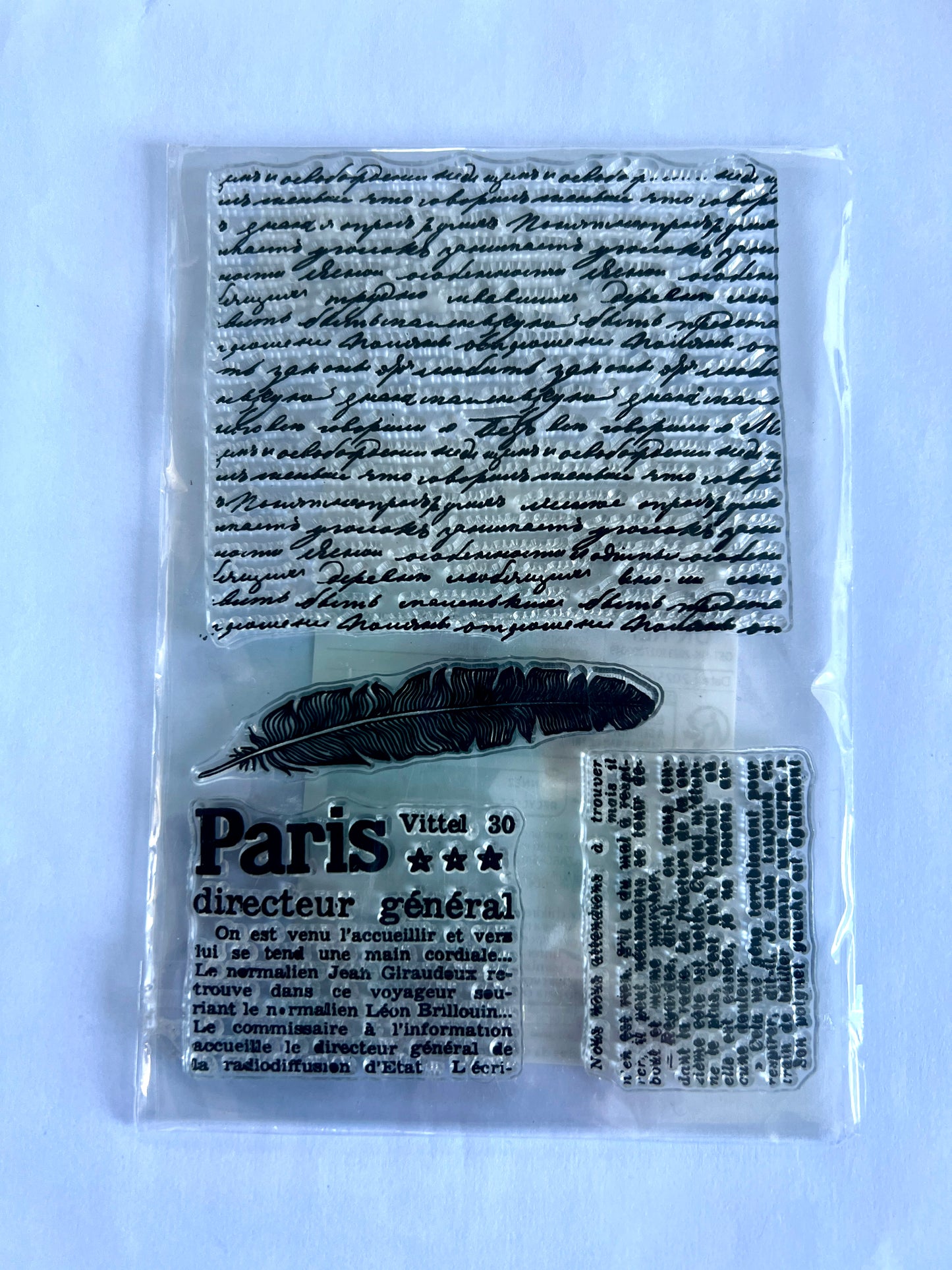 Stamps-Script with Quill