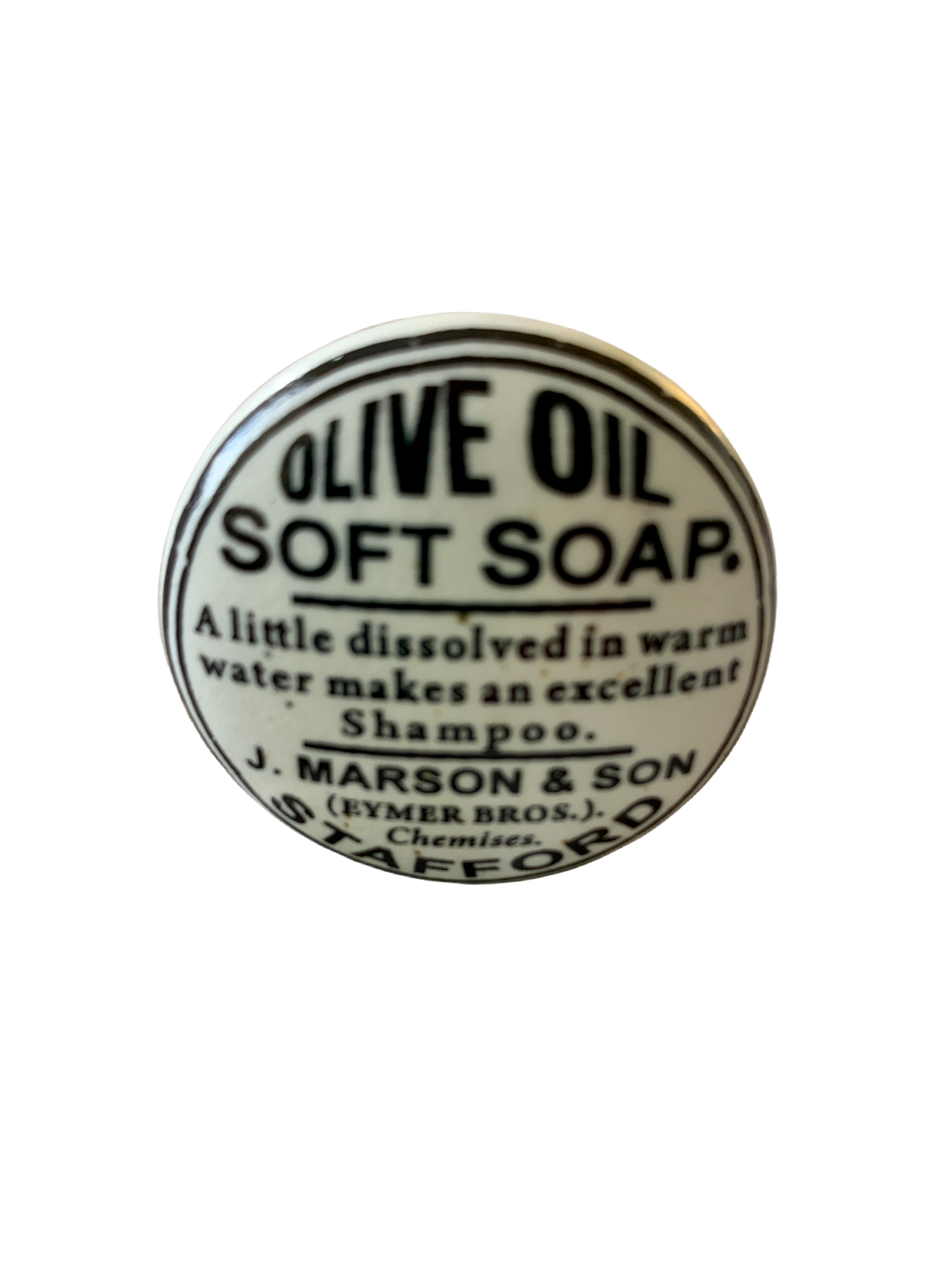 Vintage Knob-Olive Oil Soft soap
