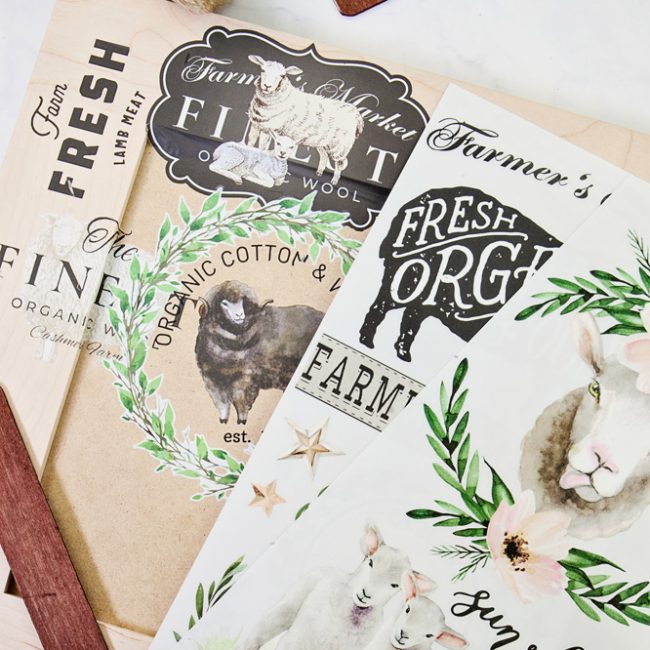 ReDesign transfer-Sweet Lamb- Small