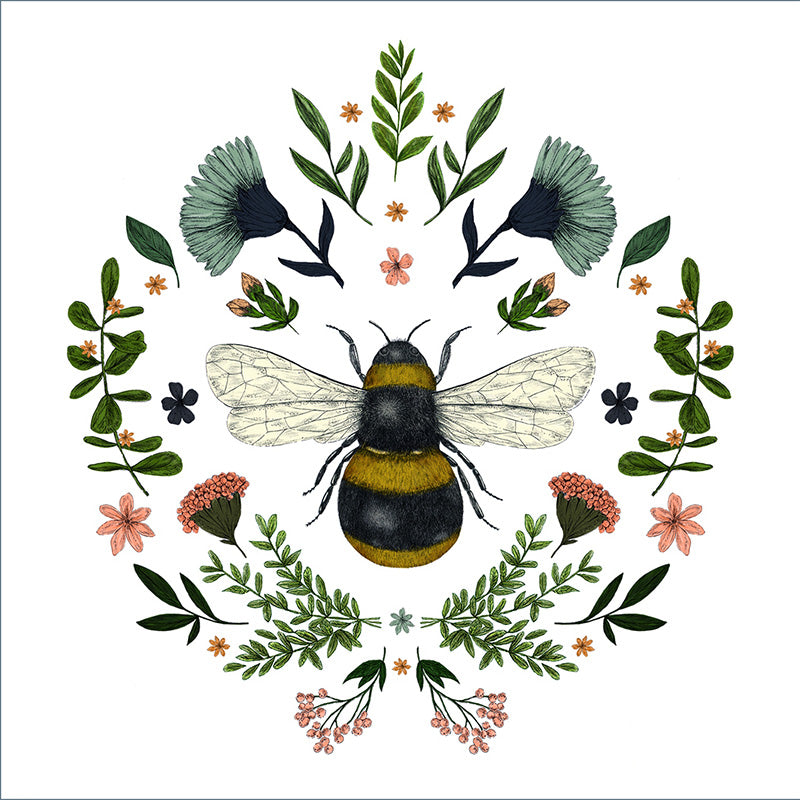 Designer Napkin-Secret Bee