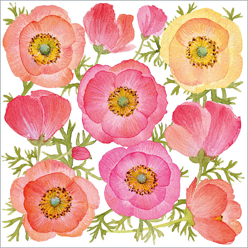 Designer Napkin-Poppy paradise
