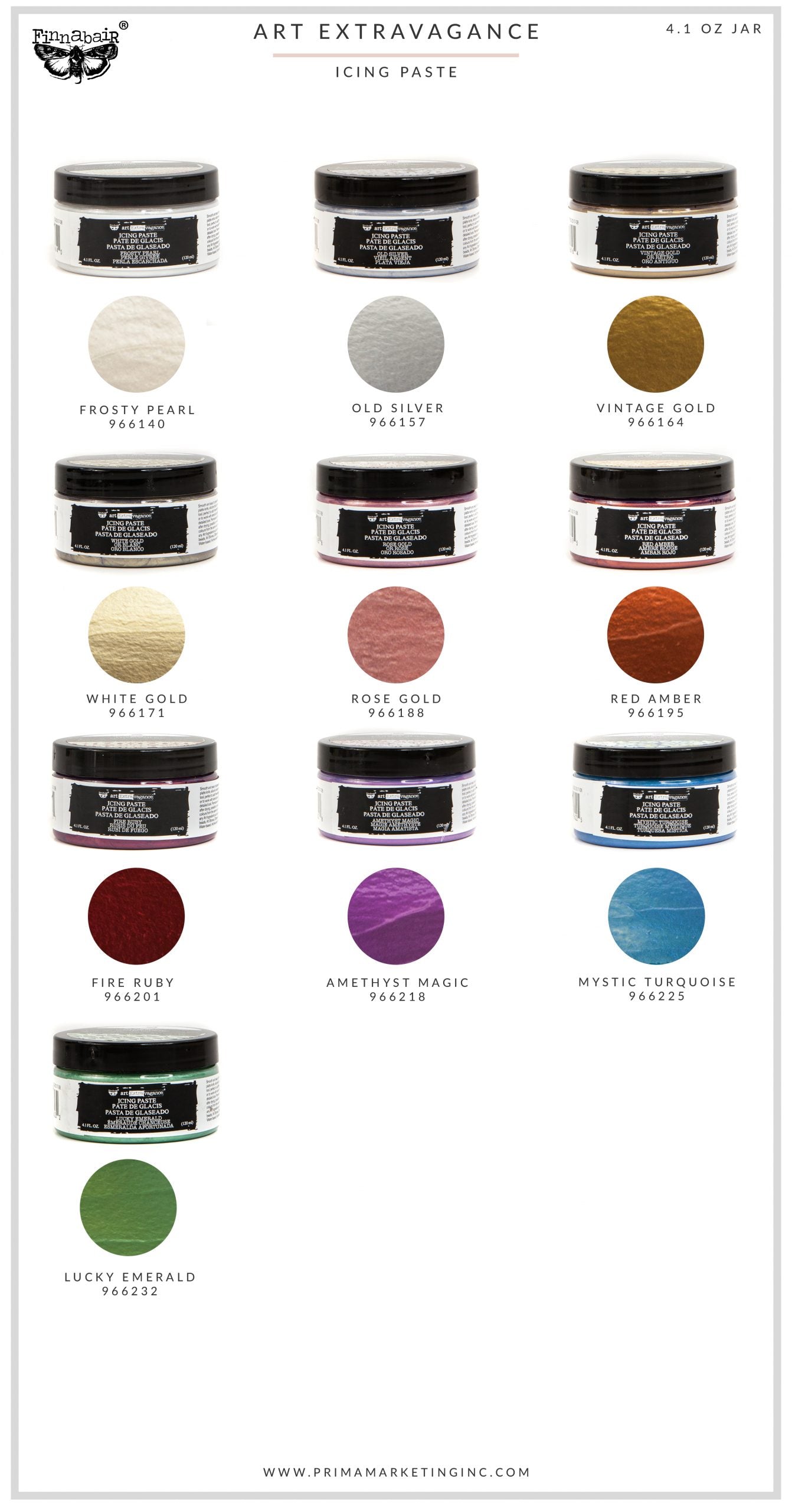 Finnabair Icing Paste Frosty Pearl