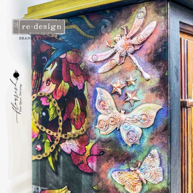 Redesign Fiber Tissue- Cece Ink & lace