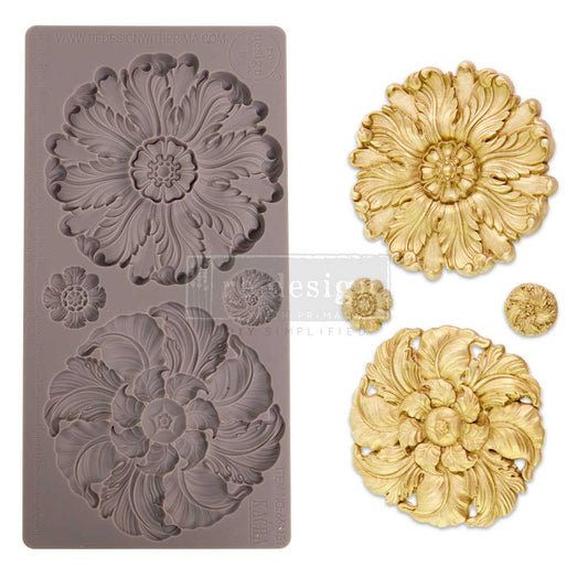 NEW:Re Design Decor mould - KACHA Engraved Medallions