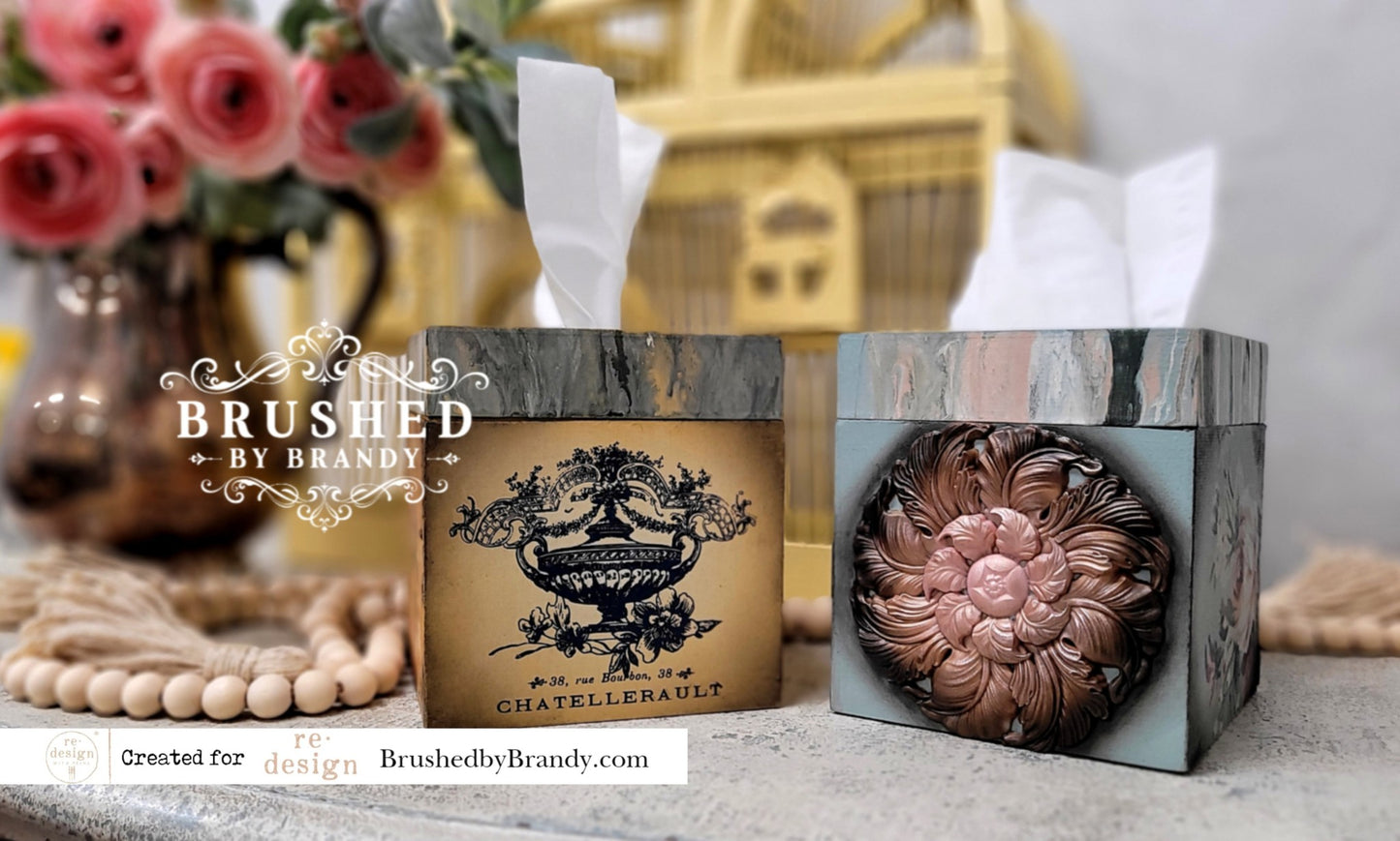 NEW:Re Design Decor mould - KACHA Engraved Medallions