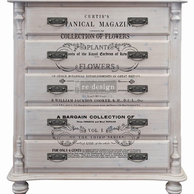 Furniture transfer-Botanical Magazine