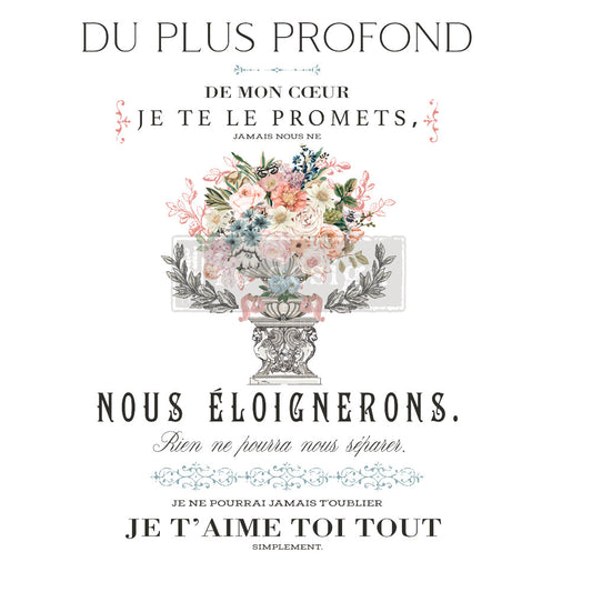 SALE:Redesign Decor Transfer-Royal Bouquet-