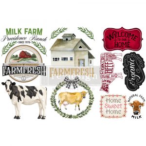 ReDesign Decor transfer-Home & Farm 3 Sheets