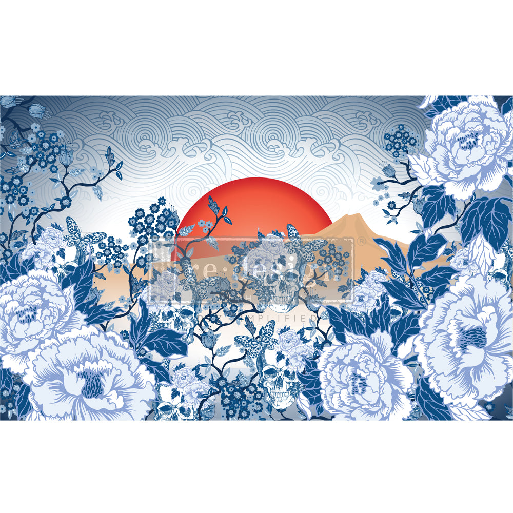 Redesign Fiber Tissue - CECE Skull & Chinoiserie