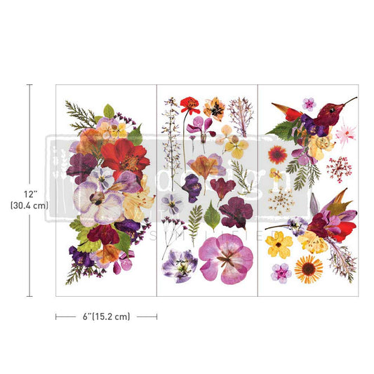 Redesign Decor transfer-Organic Flora-Small 3 sheets