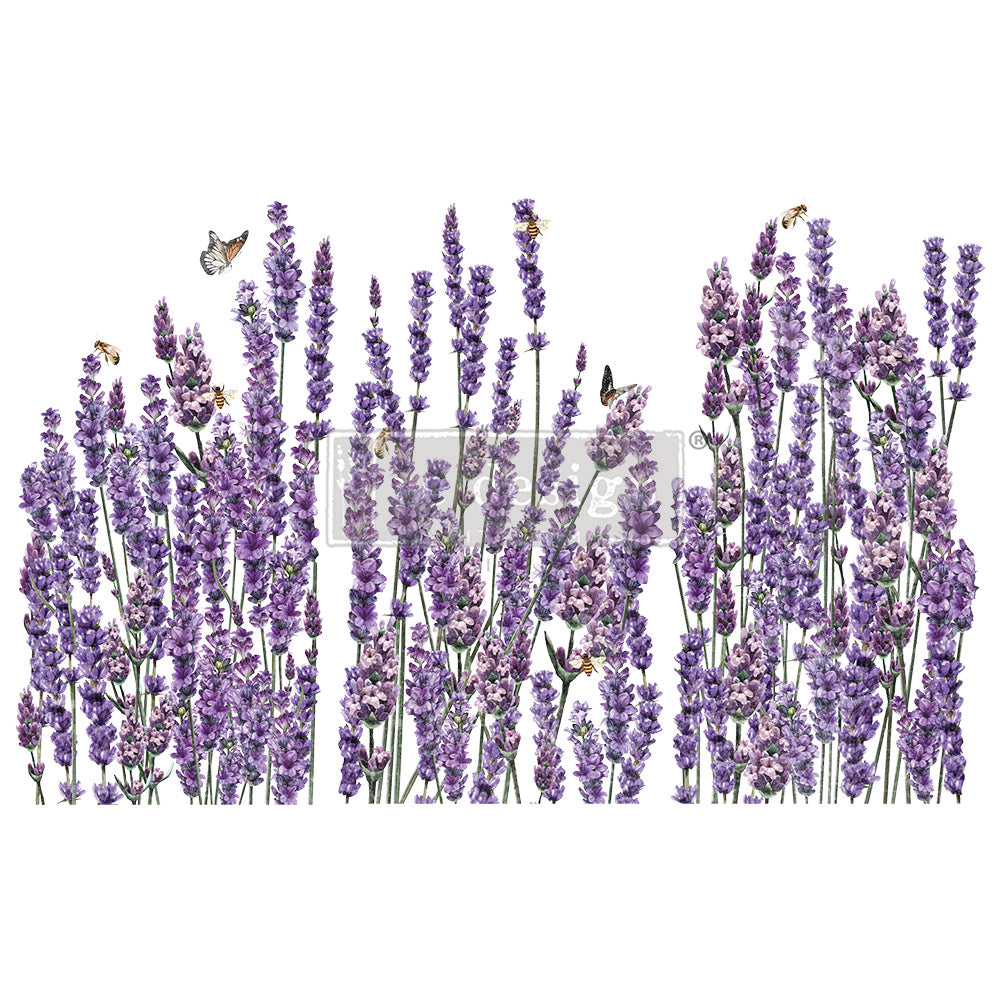 Redesign Decor transfer- Champs De Lavande-Back in Stock