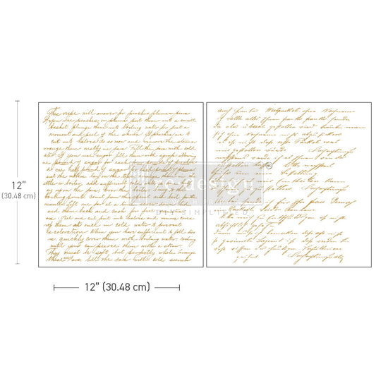 Redesign Decor transfer-Sweet Notes-NEW MAXI SIZE