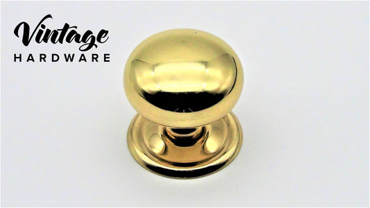 Knob-Polished Brass