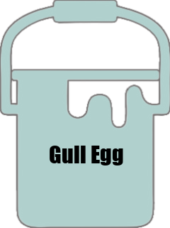 Mineral Paint-Gulls Egg TESTPOT