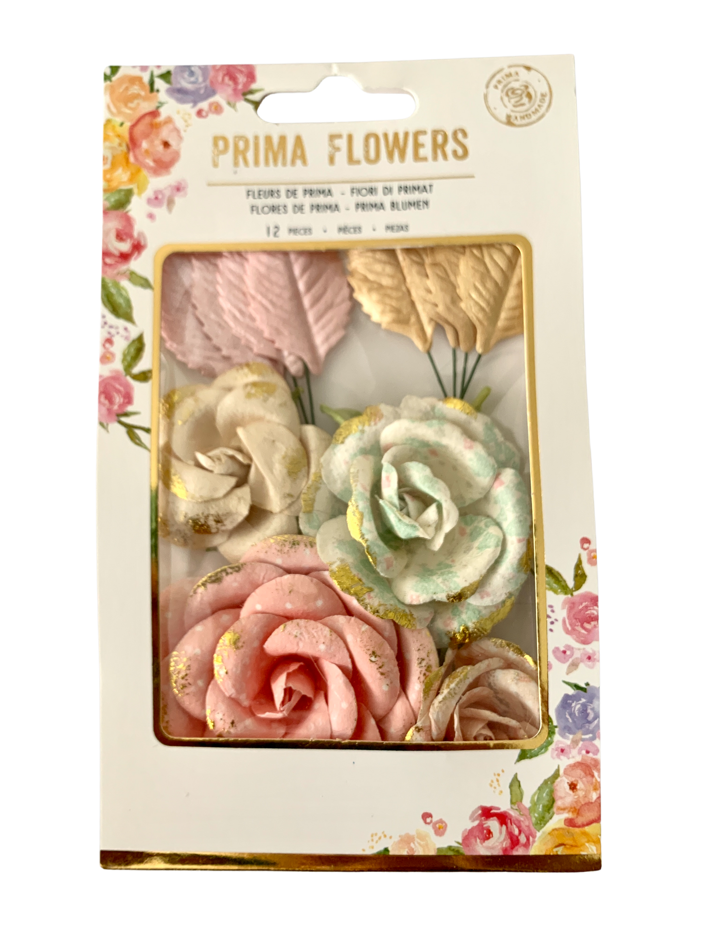 Faux Flowers-Shimmer Florals & Leaves