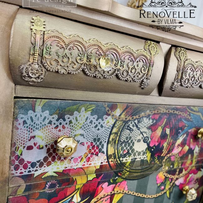 Redesign Fiber Tissue- Cece Ink & lace