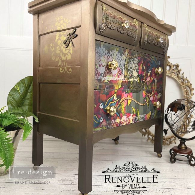 Redesign Fiber Tissue- Cece Ink & lace