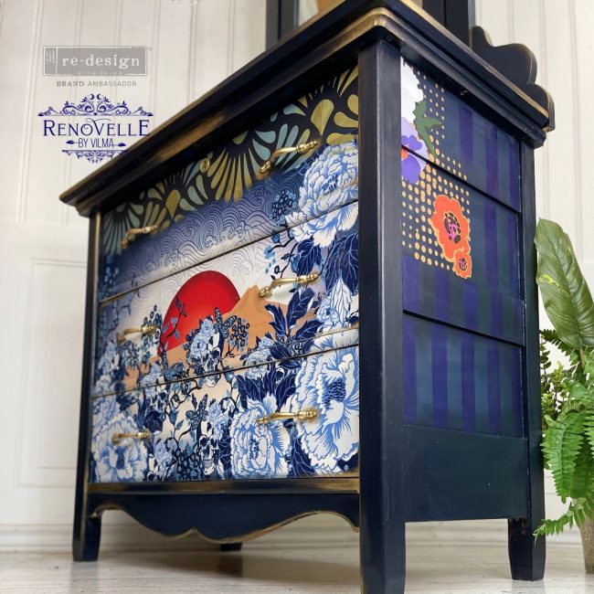 Redesign Fiber Tissue - CECE Skull & Chinoiserie