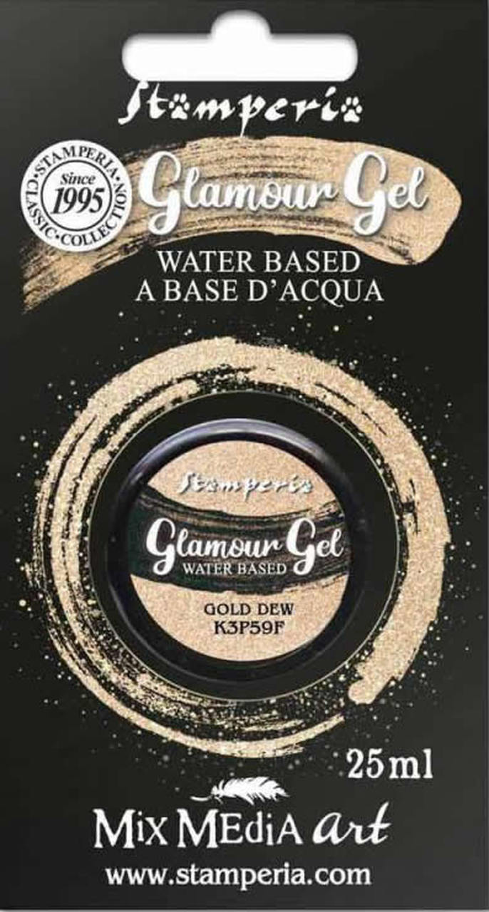 Stamperia Glamour Gel-GOLD DEW