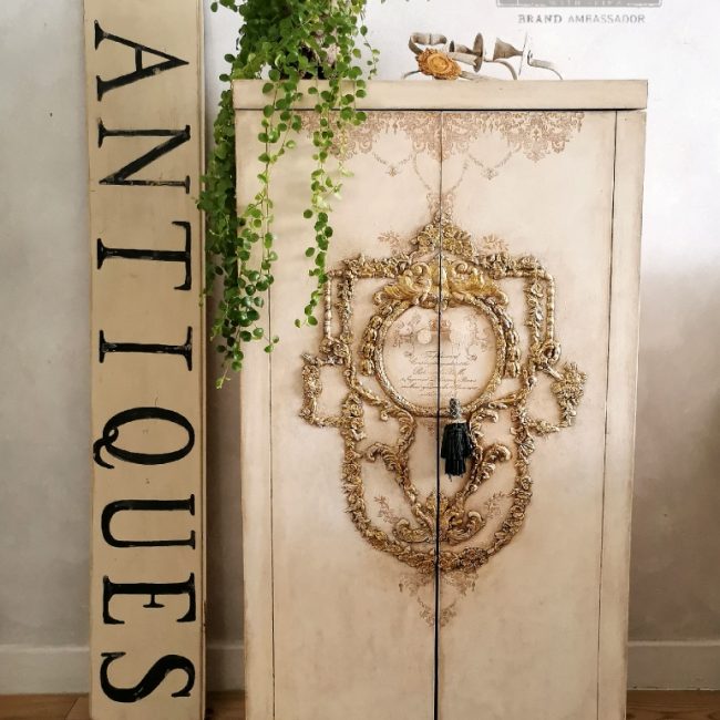 Re Design Decor mould - DELICATE FLORAL STRANDS Larger size