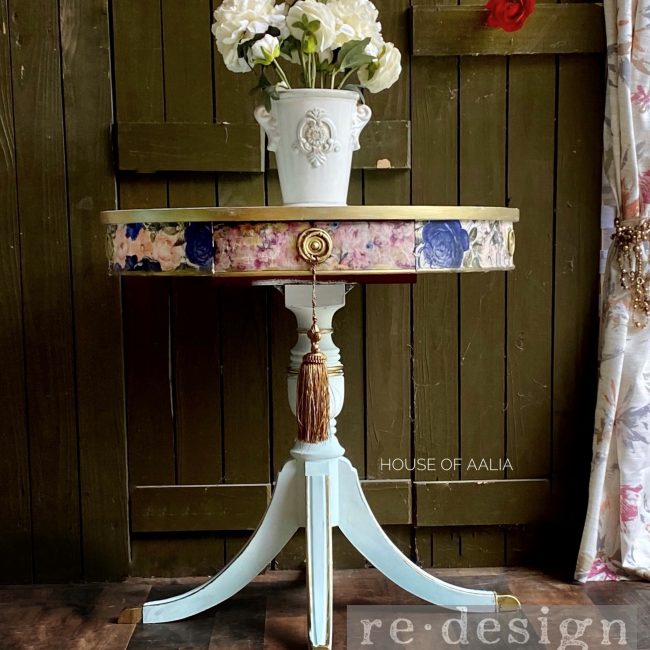 ReDesign Rice paper- Fuchsia Meadow A3