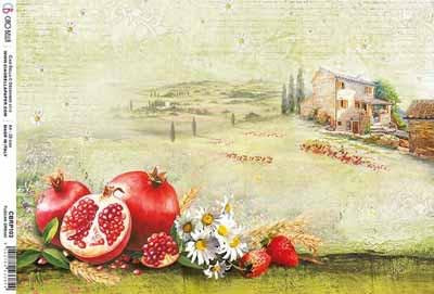 Rice paper- Tuscan Dream A4 NEW