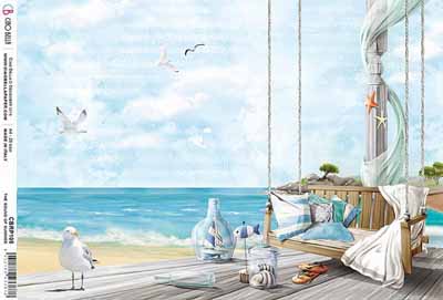 Rice paper- The Sound of Summer A4 NEW