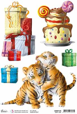 Rice paper-Party Time A4 NEW