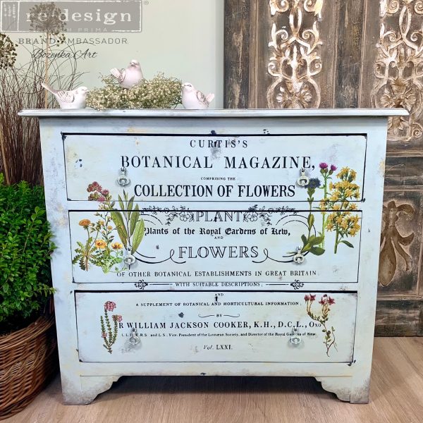 Furniture transfer-Botanical Magazine