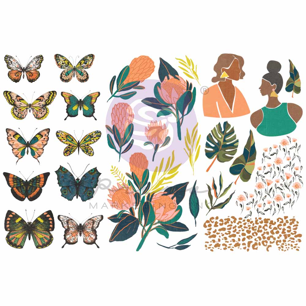 Decor Transfer-Majestic Collection-3 Sheets