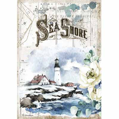 Rice paper-Romantic Sea Dream Sea Shore