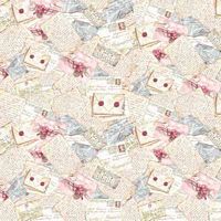 Rice Paper - Flowers Letter 50x50cm