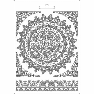 Texture Impression mould -Round Lace