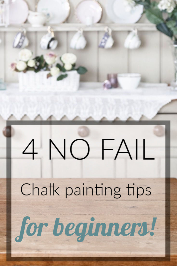 4 Chalk Painting tips for Beginners.
