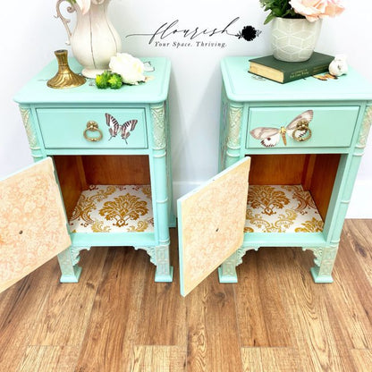 Redesign Decoupage Tissue -Peach Damask 2 Pack